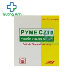 Pyme CZ10 Pymepharco (viên nang) - Thuốc điều trị viêm mũi dị ứng